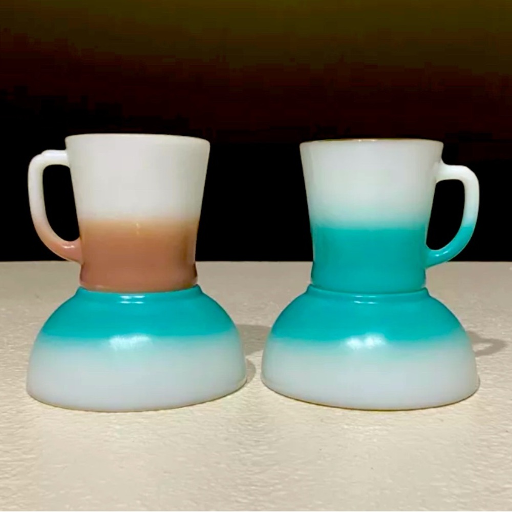 Vintage Fire King Mugs Bowls 4 PCs